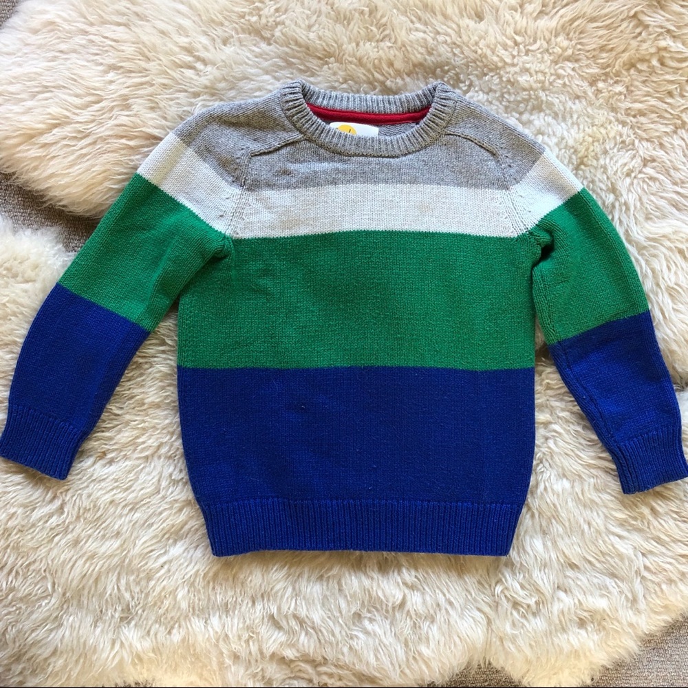 Boden Crew Sweater | Duke Blue/Astro Green